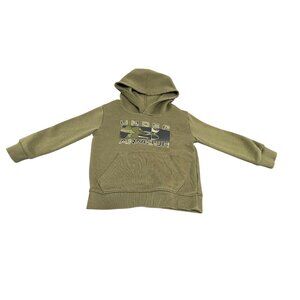 Under Armour Toddler Boys 2T Olive Green Camo Logo Hoodie